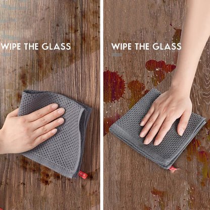 Pano de prato de algodão superabsorvente - Macio & Utensílios essenciais para uma cozinha elegante
