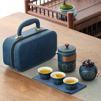 Set da tè da viaggio portatile - Brew Joy Anywhere di Rooted Living