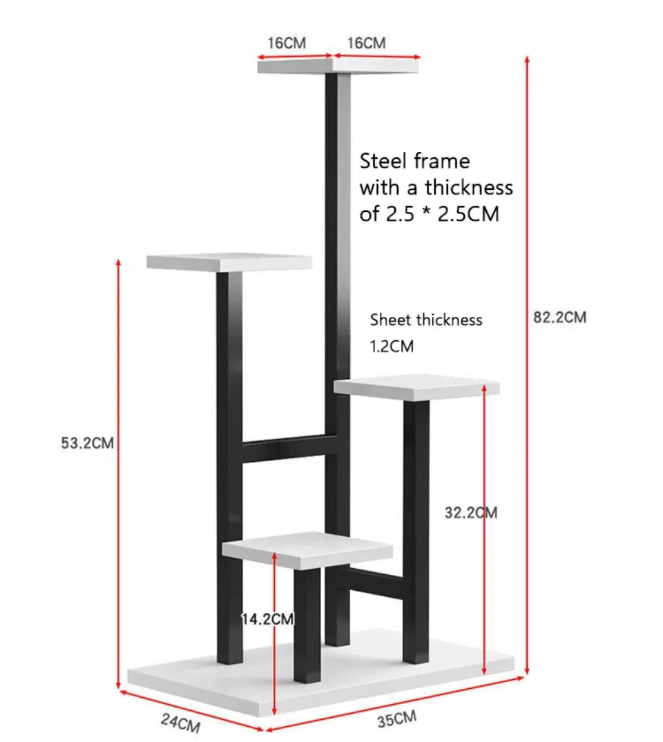 Suporte para plantas de interior - Suporte elegante para várias plantas da [Marca]