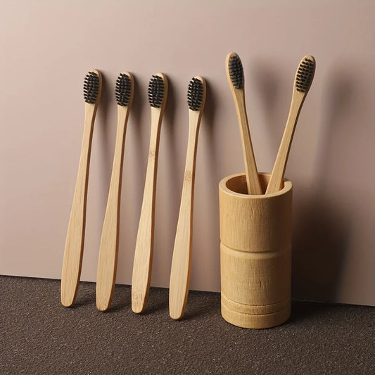 Eco-Friendly Bamboo Toothbrushes for Sensitive Teeth | Rooted Living