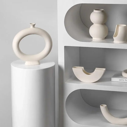 친환경 세라믹 화분 – 공예로 현대적인 장식