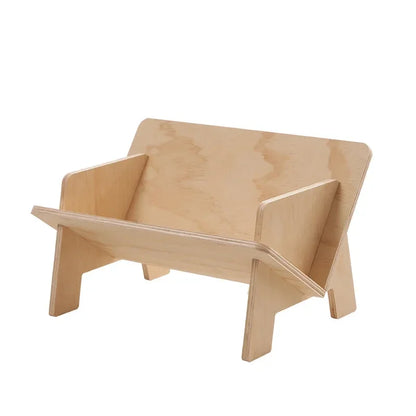 Irregular Wooden Kids' Bookshelf - Fun Organizer by [Brand Name]