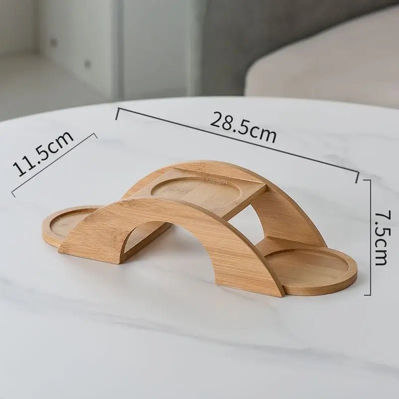 Suporte de madeira para plantas, banco para suporte de base para vaso de flores interno