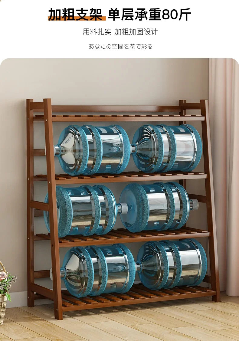 목재 범용 식물 선반 - 정원 스타일을 높여보세요!