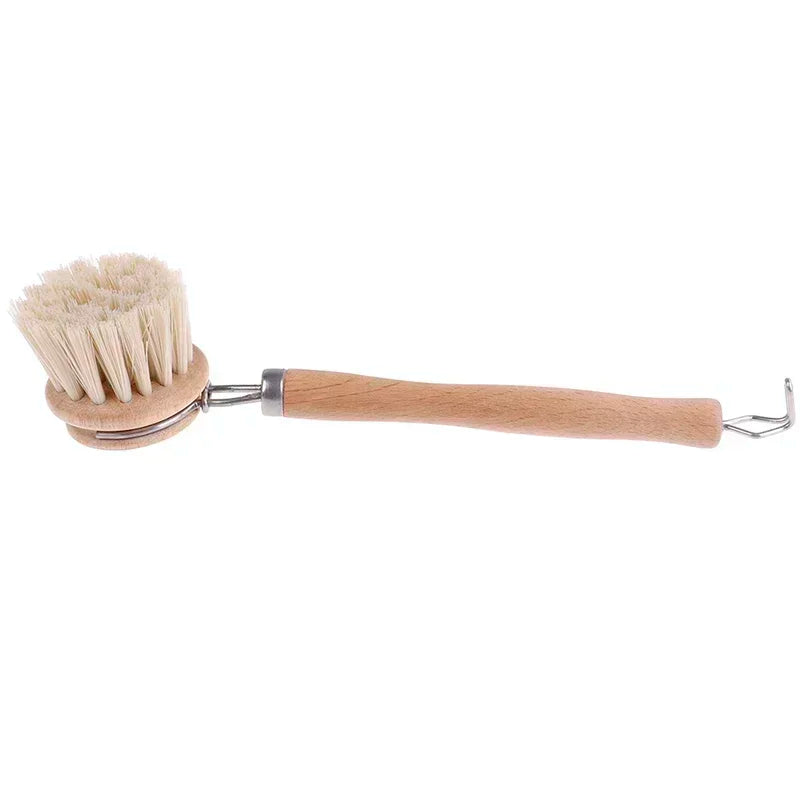 Eco-Friendly Bamboo Kitchen Brush - Effortless, Sustainable Clean