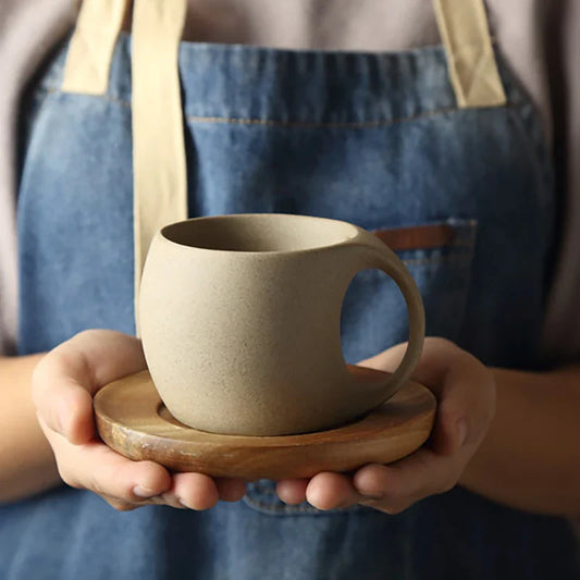 Elegant Ceramic Coffee Cups - 220ml for Coffee Lovers!