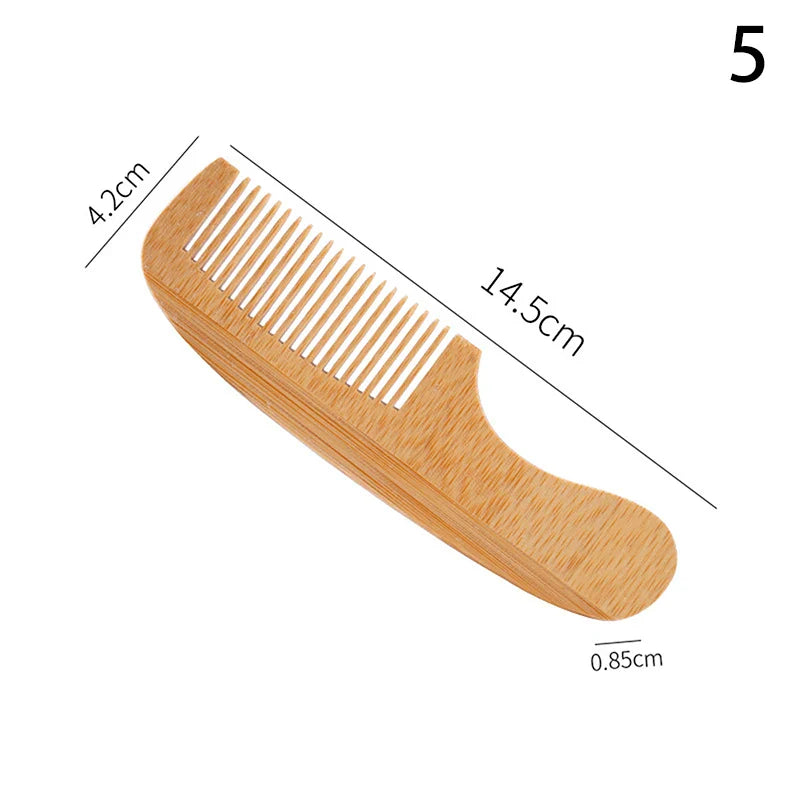 Eco-Friendly Bamboo Comb: Anti-Static Tool for Pros