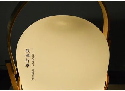 현대적인 대나무 플로어 램프 – 가정용 세련된 LED 조명