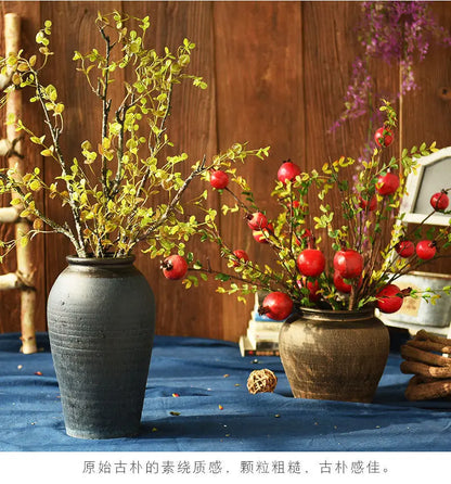 手工陶瓷瓮花瓶 - 优雅的生活空间