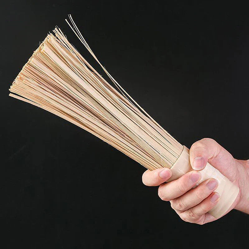 Eco-Friendly Bamboo Pot Washing Brush - Effortless Cleanup