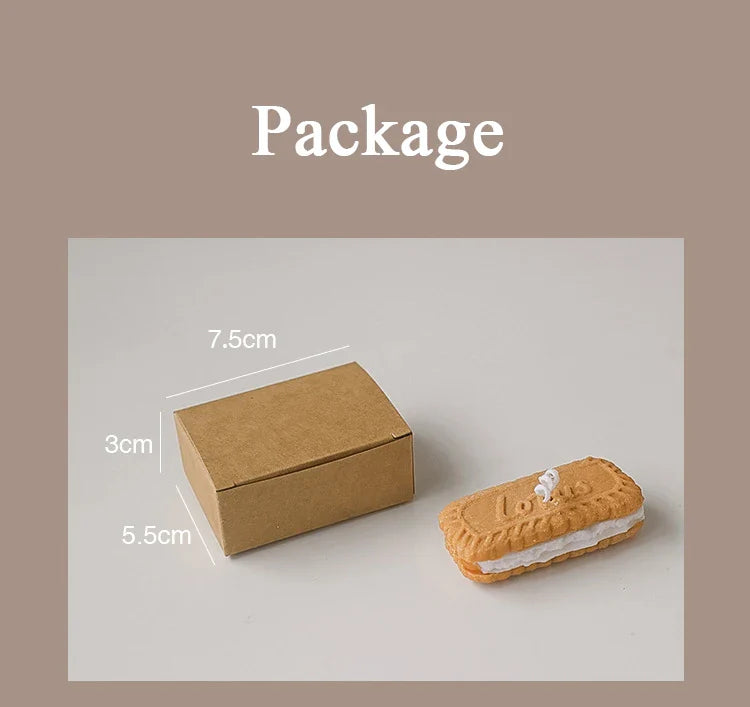 Vela de biscoito artesanal - aromaterapia aconchegante da [marca]