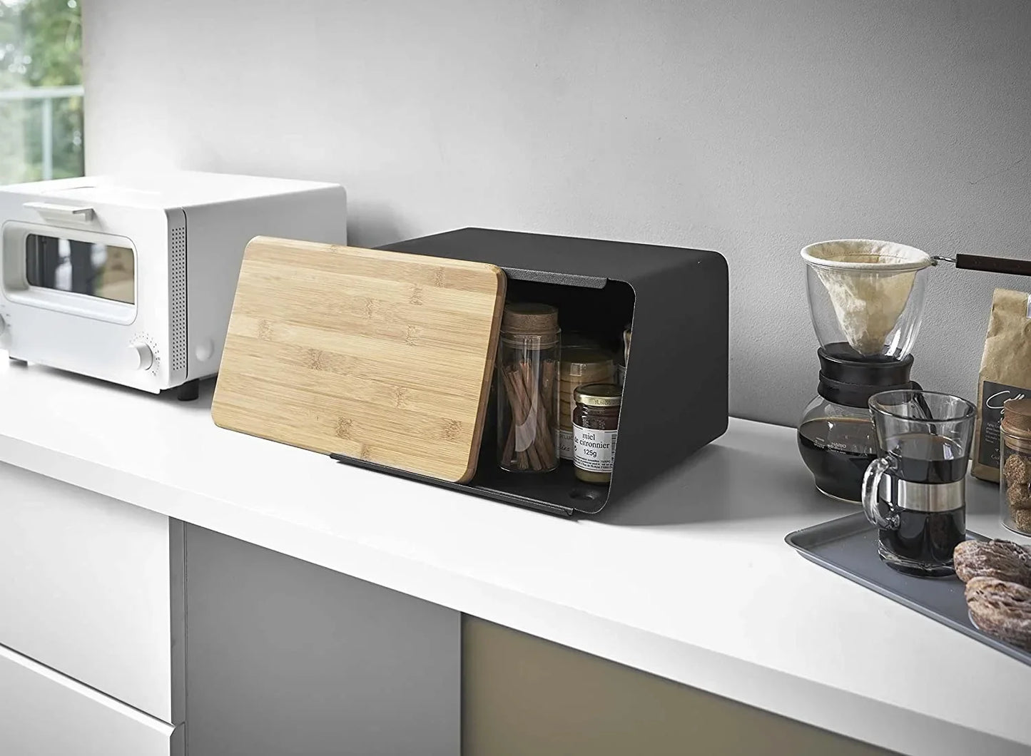 Bamboo Bread Box – Keep Bread Fresh & Tidy, Rooted Living