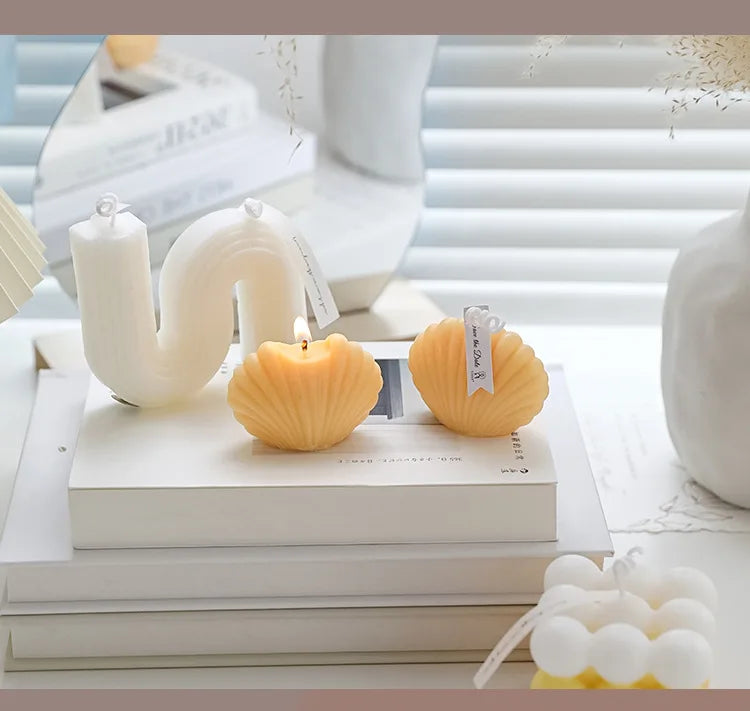 Handmade Shell Candle - Eco-Friendly Aromatherapy - Perfect Gift