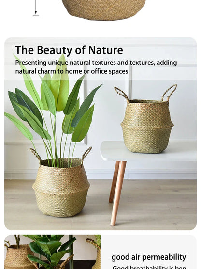 Wicker Toy Organizer Basket | Eco-Friendly Storage Solution for Families