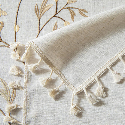 Battilo Waterproof Linen Cotton Tablecloth – Elevate Dining Style