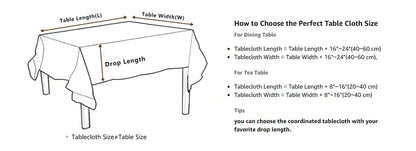 Battilo Waterproof Linen Cotton Tablecloth – Elevate Dining Style