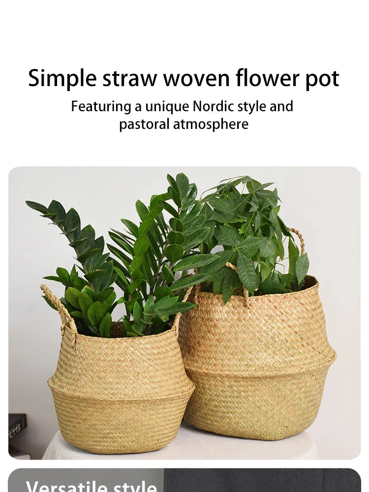 Wicker Toy Organizer Basket | Eco-Friendly Storage Solution for Families