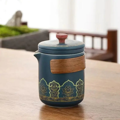 Set da tè da viaggio portatile - Brew Joy Anywhere di Rooted Living