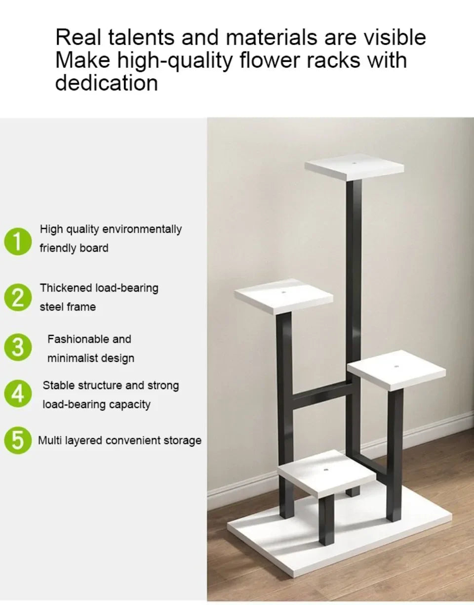 Suporte para plantas de interior - Suporte elegante para várias plantas da [Marca]