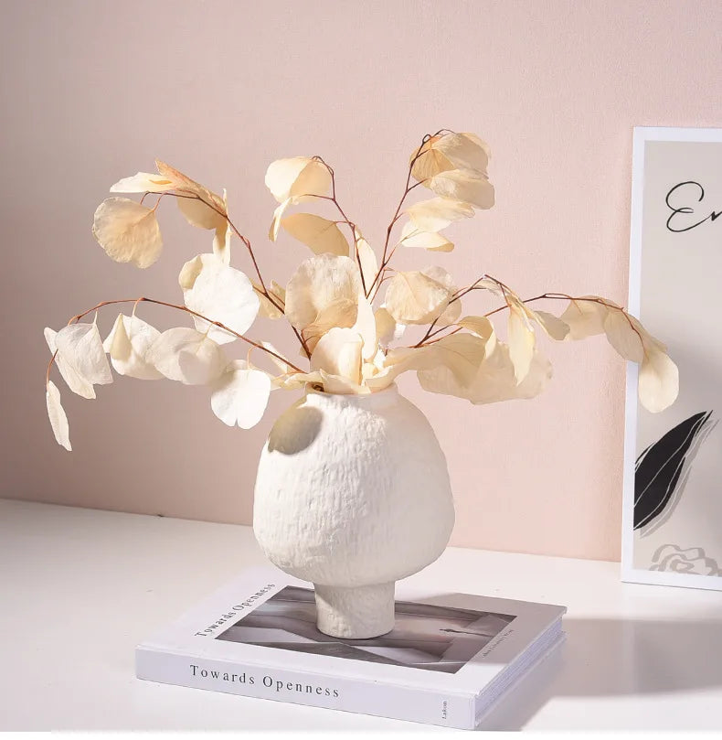 手工陶瓷花瓶 - 工匠优雅家居花艺