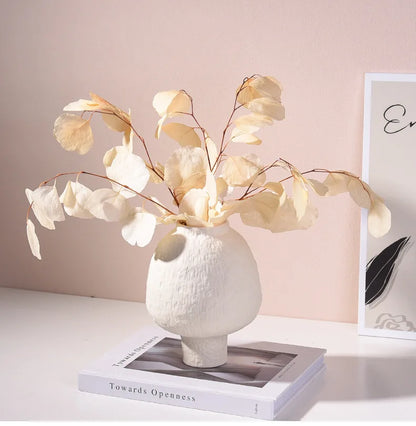 手工陶瓷花瓶 - 工匠优雅家居花艺