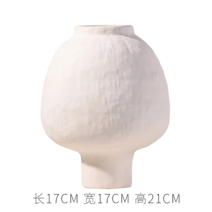 手工陶瓷花瓶 - 工匠优雅家居花艺