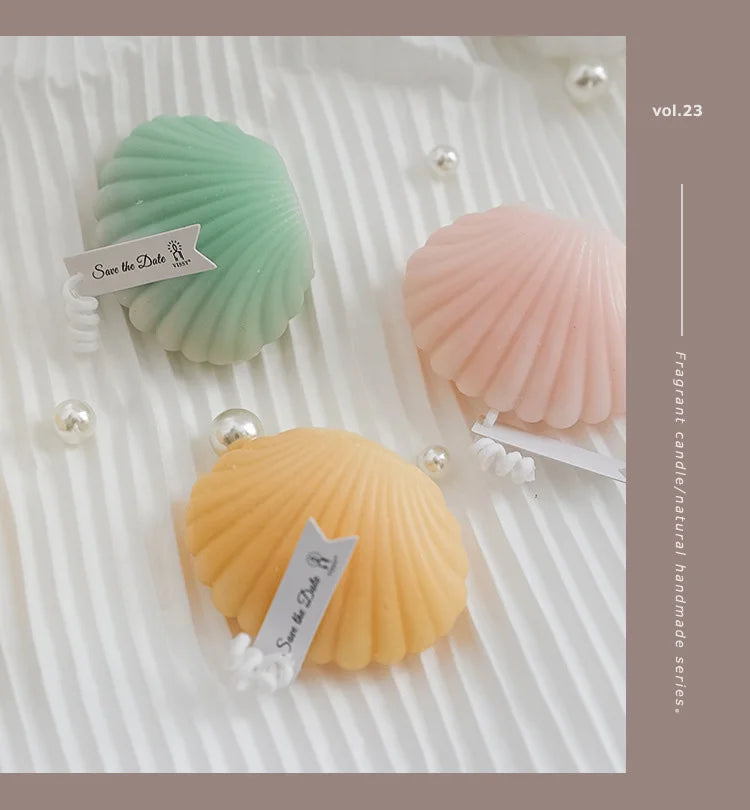 Handmade Shell Candle - Eco-Friendly Aromatherapy - Perfect Gift