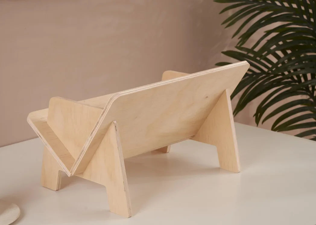 Irregular Wooden Kids' Bookshelf - Fun Organizer by [Brand Name]