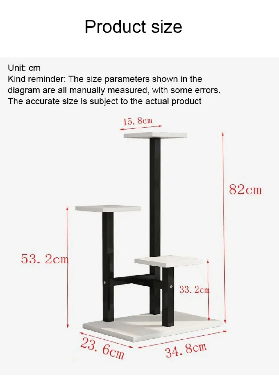 Suporte para plantas de interior - Suporte elegante para várias plantas da [Marca]