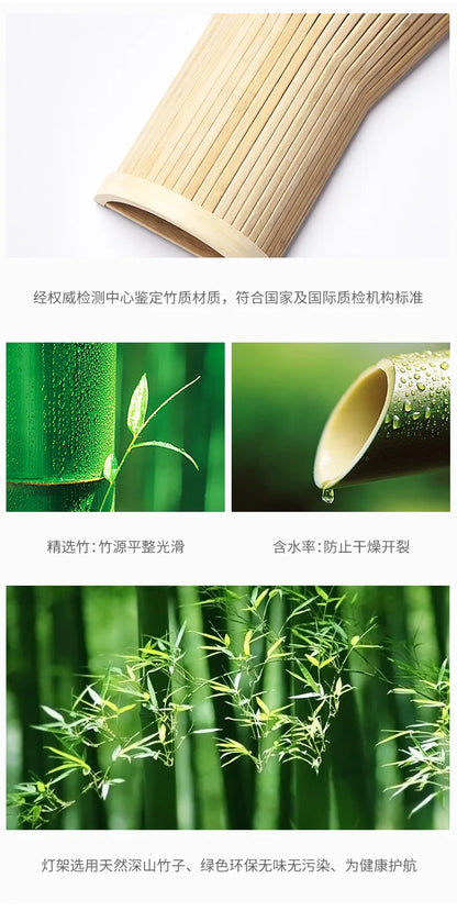 Lampada da parete rustica in bambù: decorazione per la casa ecologica