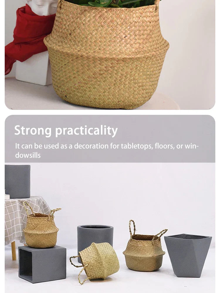 Wicker Toy Organizer Basket | Eco-Friendly Storage Solution for Families