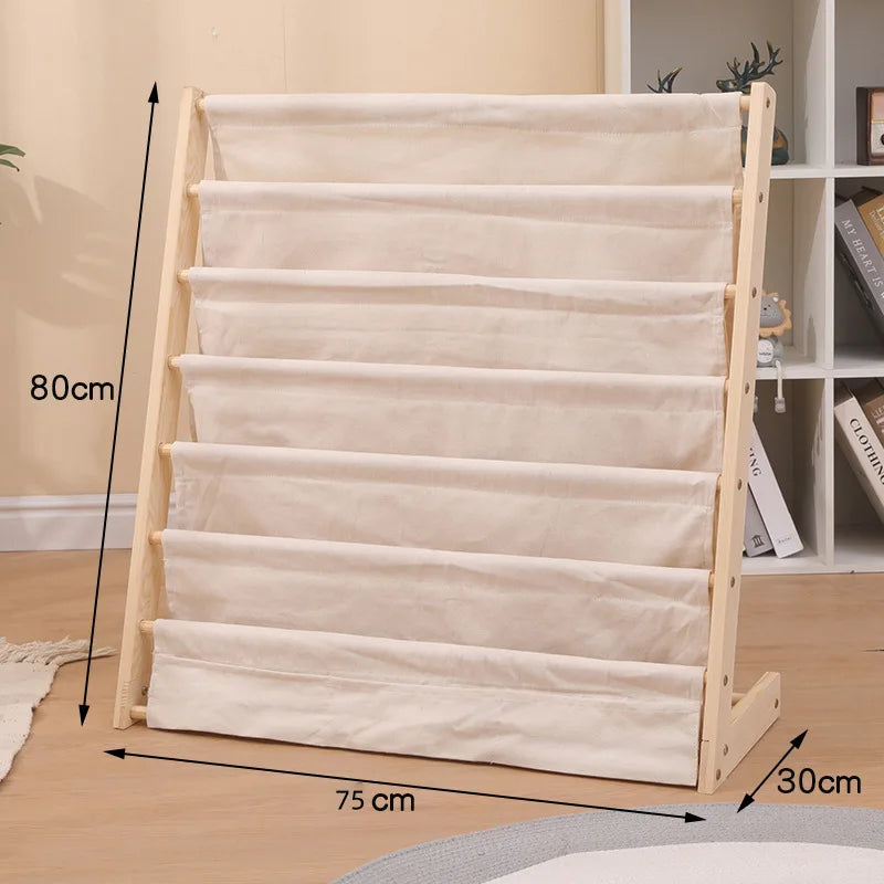 Wooden Kids Bookshelf – Stylish Storage for Young Readers!