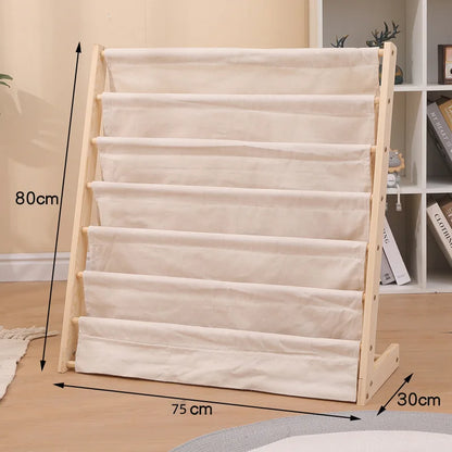 Wooden Kids Bookshelf – Stylish Storage for Young Readers!