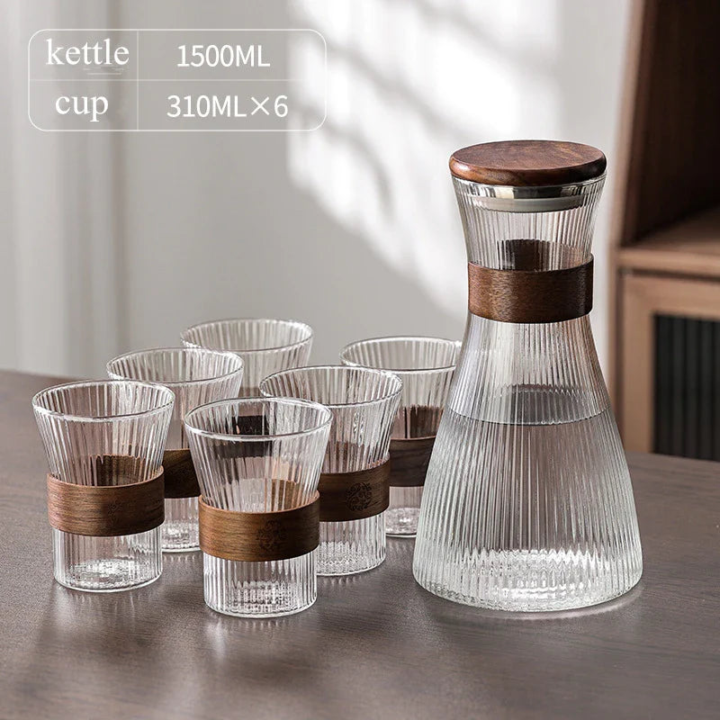 Elegant Heat-Resistant Glass Cup Set for Tea Lovers