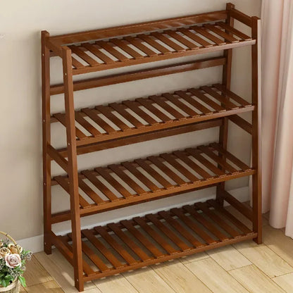 목재 범용 식물 선반 - 정원 스타일을 높여보세요!