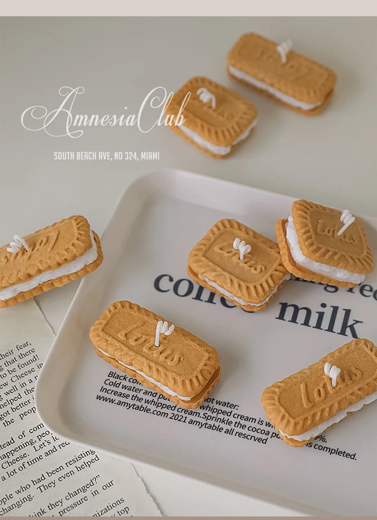 Vela de biscoito artesanal - aromaterapia aconchegante da [marca]