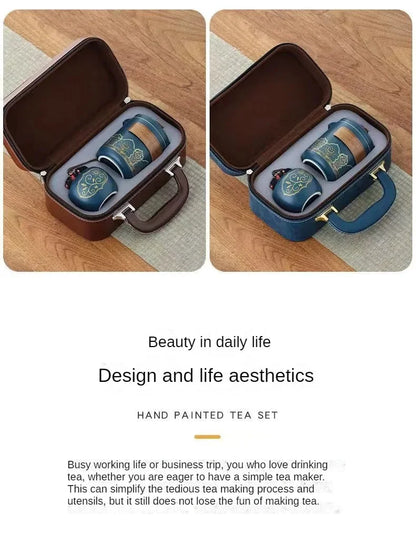 Set da tè da viaggio portatile - Brew Joy Anywhere di Rooted Living