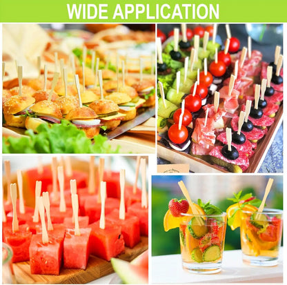 Garfos de bambu ecológicos: charcutaria chique essencial