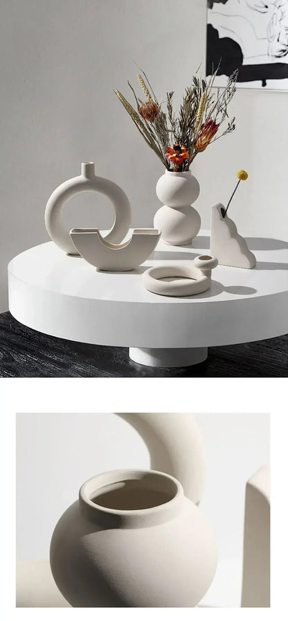 친환경 세라믹 화분 – 공예로 현대적인 장식