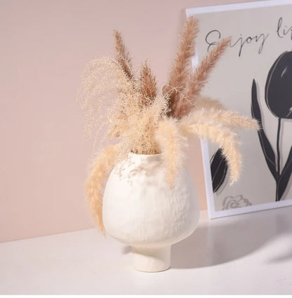 手工陶瓷花瓶 - 工匠优雅家居花艺