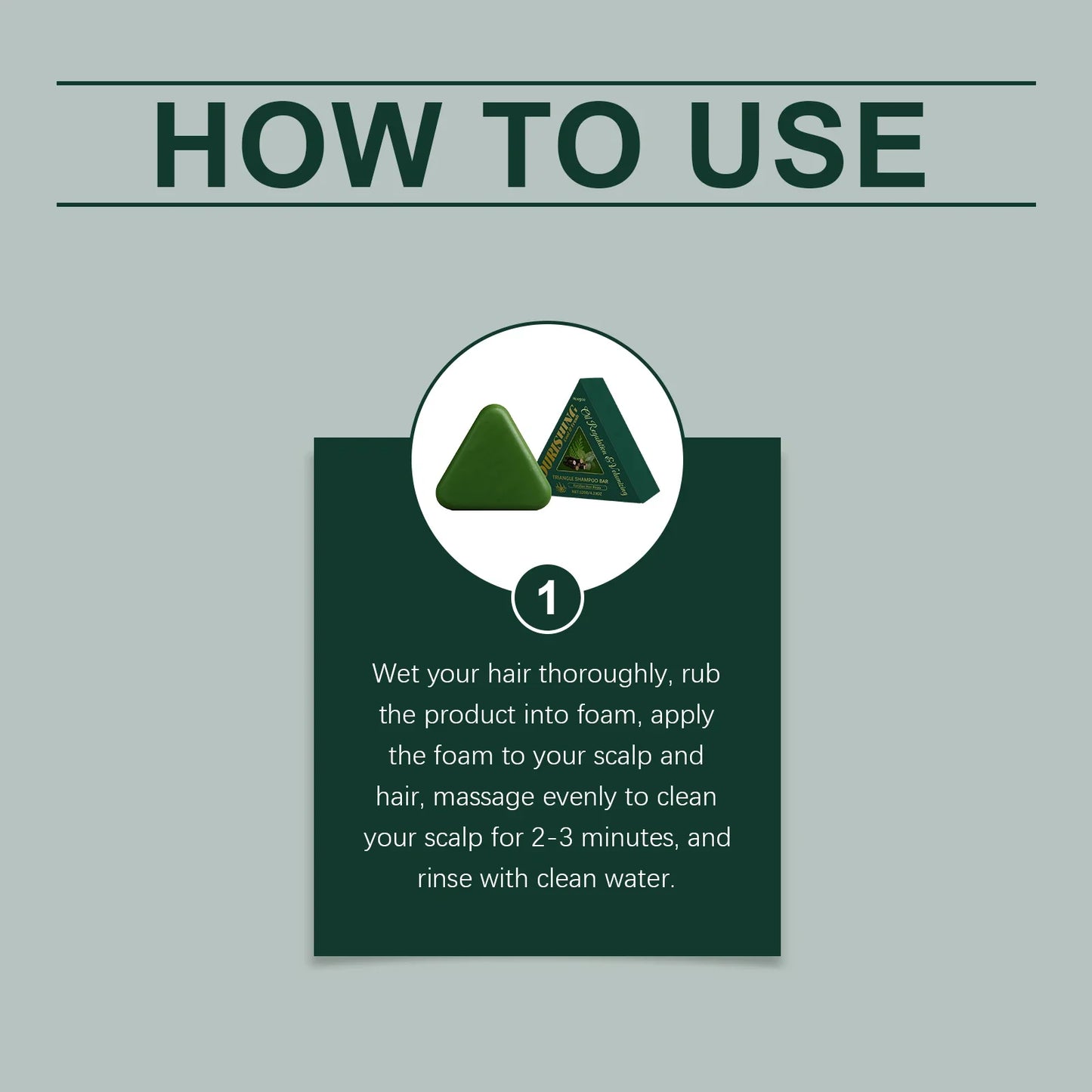 허벌 너리싱 샴푸 비누 – 샤인 & Rooted Living의 신선함