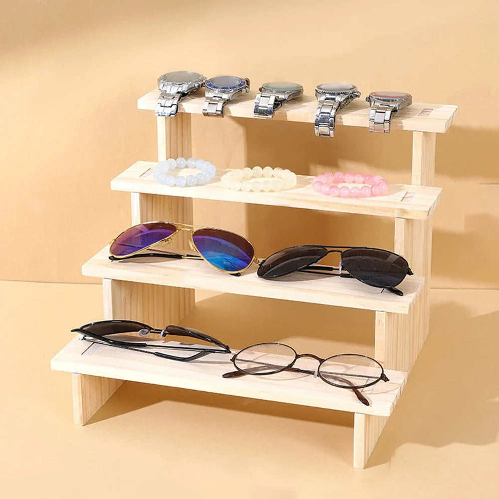 Elegante espositore in legno - Organizzatore versatile per collezionisti