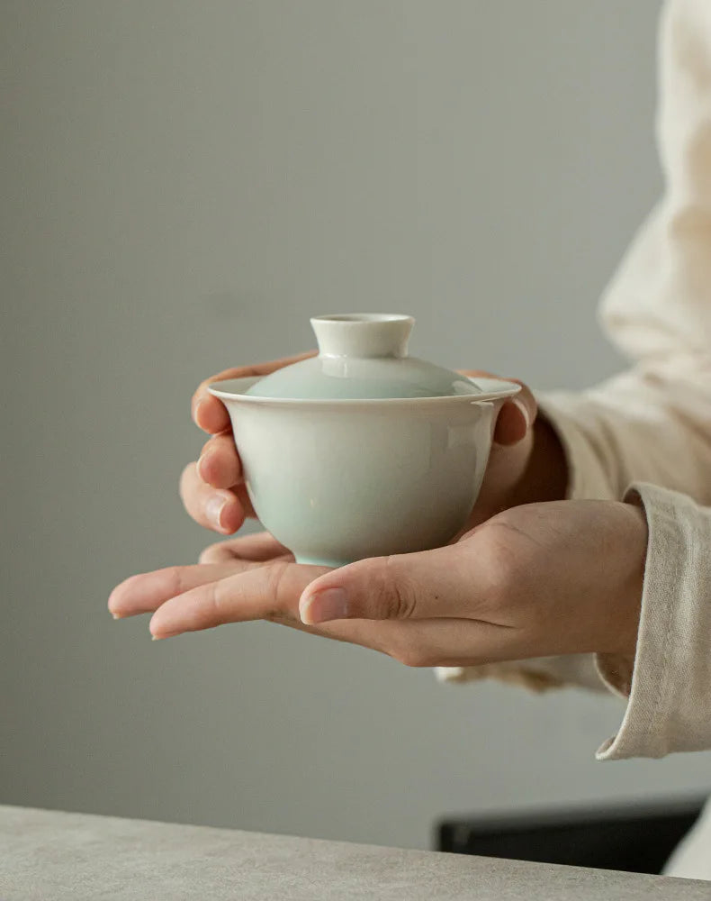 Elegante set da tè rosa sfumato per gli appassionati | Portatile & Elegante