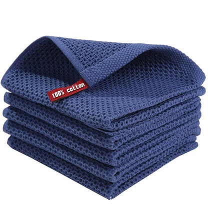 Pano de prato de algodão superabsorvente - Macio & Utensílios essenciais para uma cozinha elegante