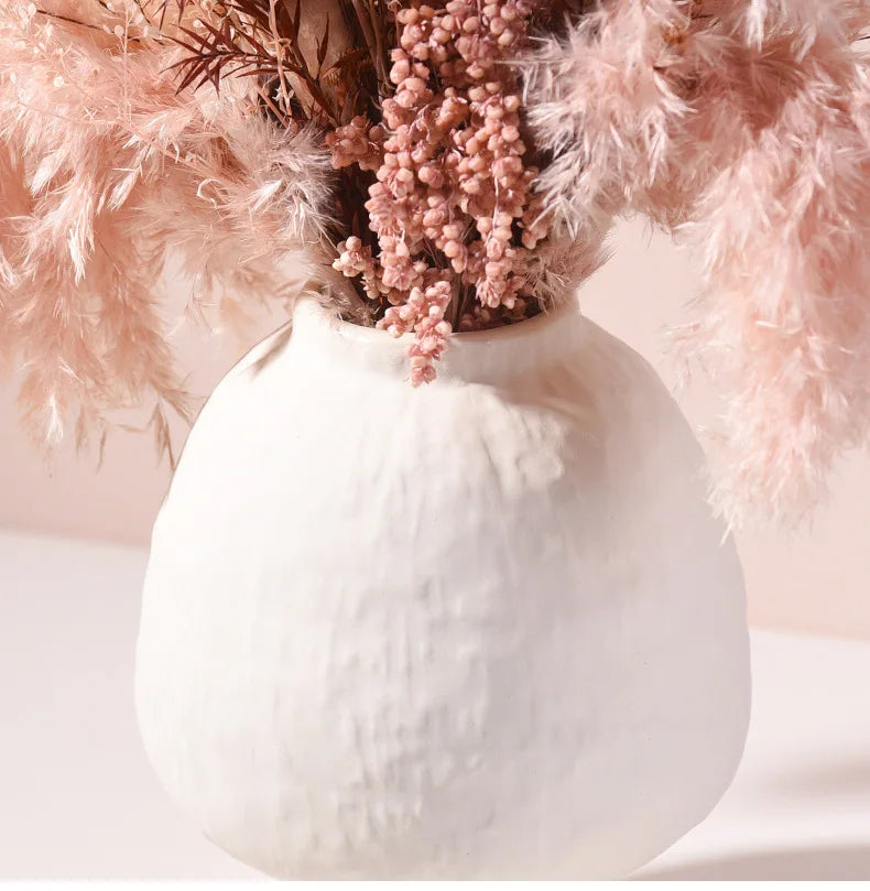 手工陶瓷花瓶 - 工匠优雅家居花艺